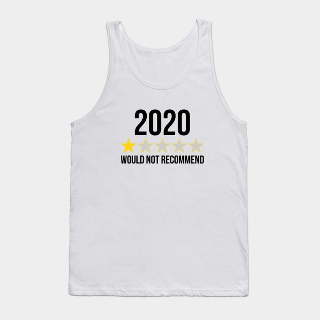 2020 Would Not Recommend One Star Review Tank Top by stuffbyjlim